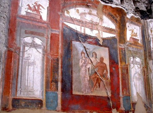 Collegial shrine of the Augustales (Sacello degli Augustali) (Herculaneum)