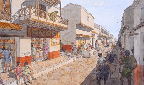 Roman House and Street