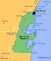 Sian Ka'an Biosphere Reserve Map